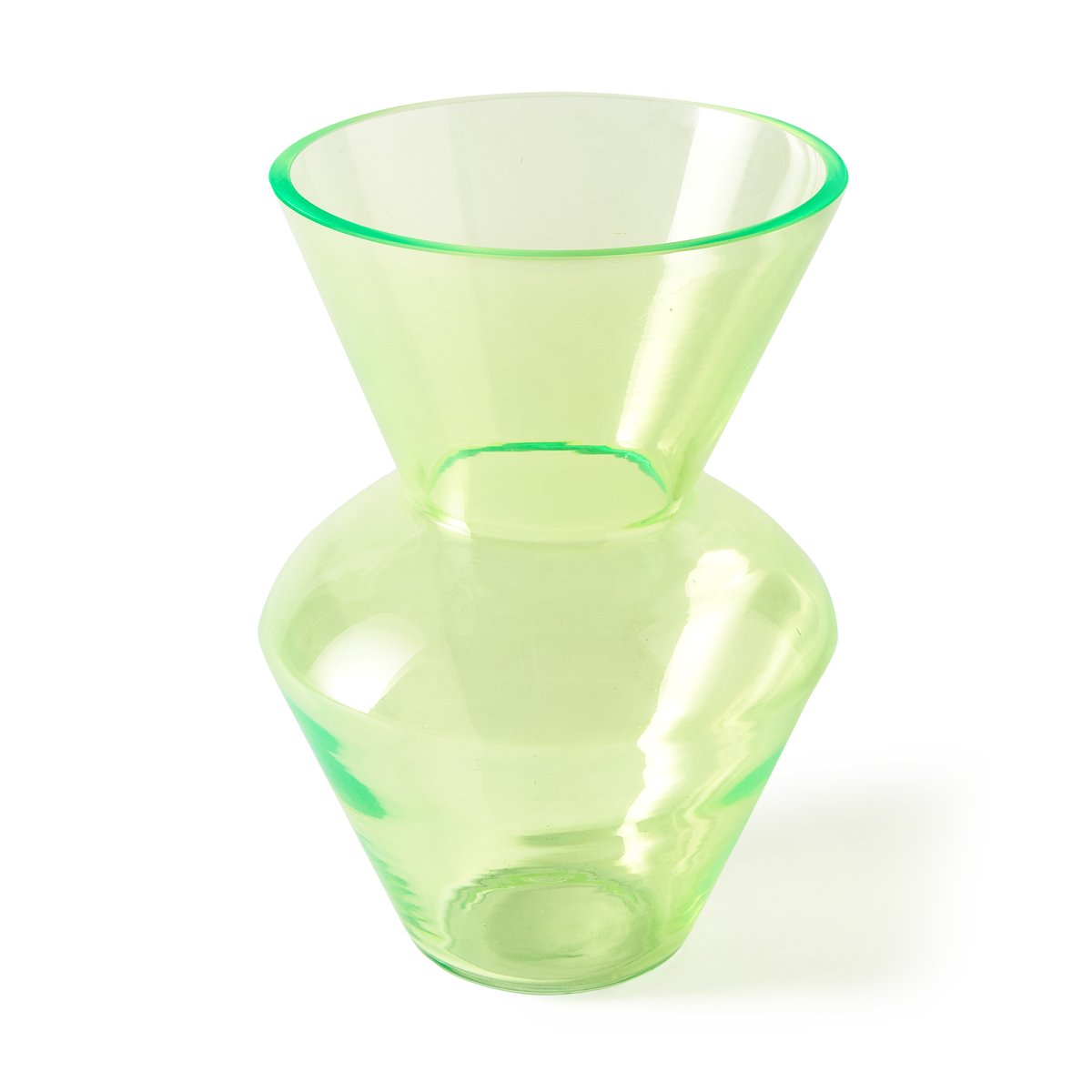 POLSPOTTEN Fat neck vase S 35 cm Green