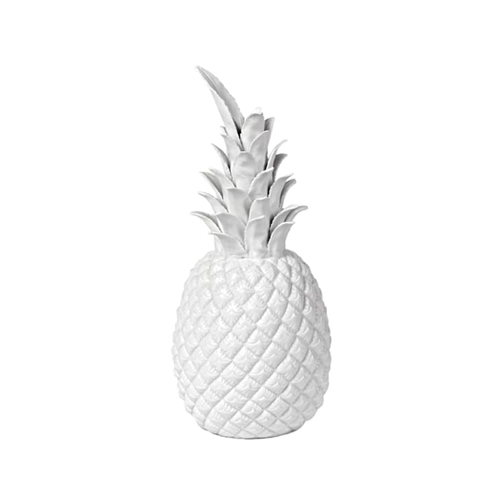 Pineapple decorative ornament 32 cm, White POLSPOTTEN