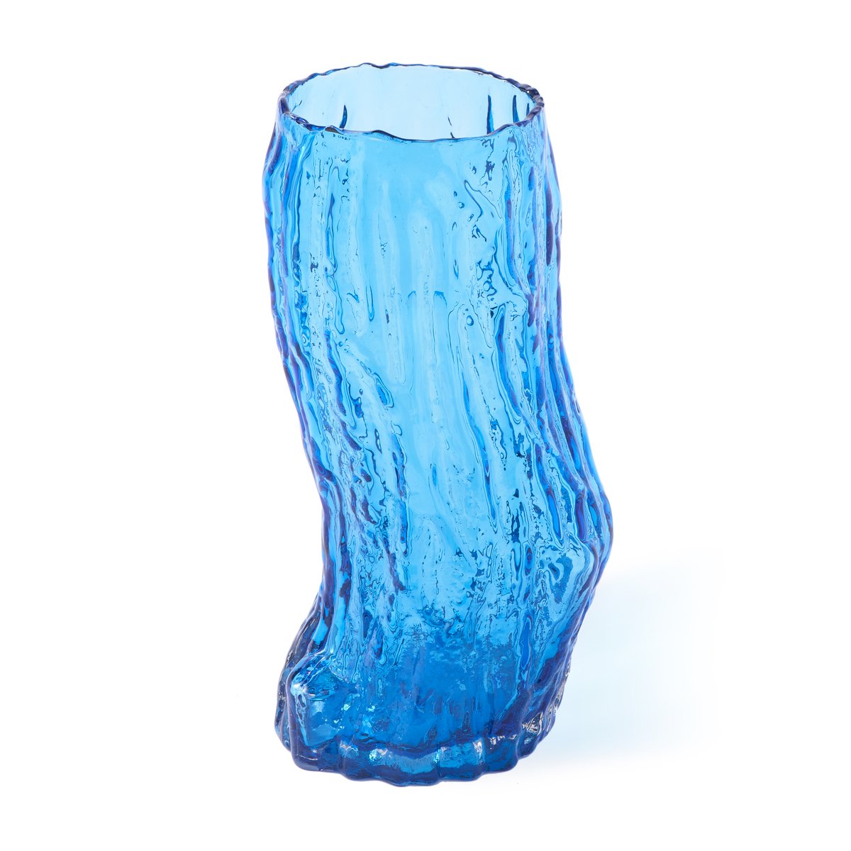 POLSPOTTEN Tree log vase M 44 cm Blue