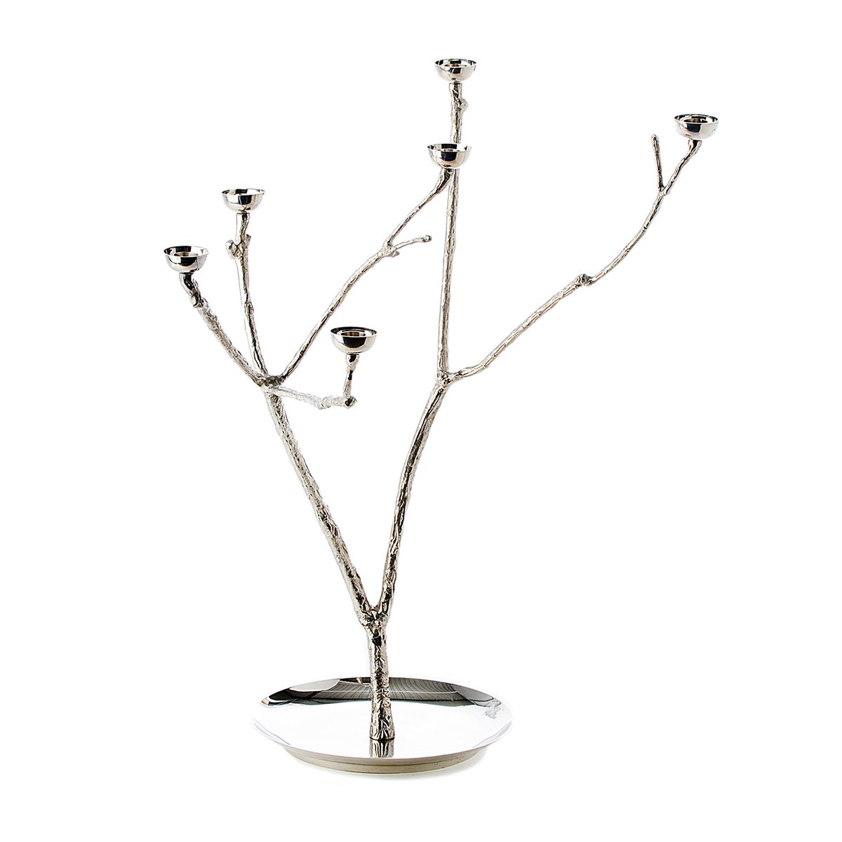 POLSPOTTEN Twiggy candlestick L 65 cm Silver