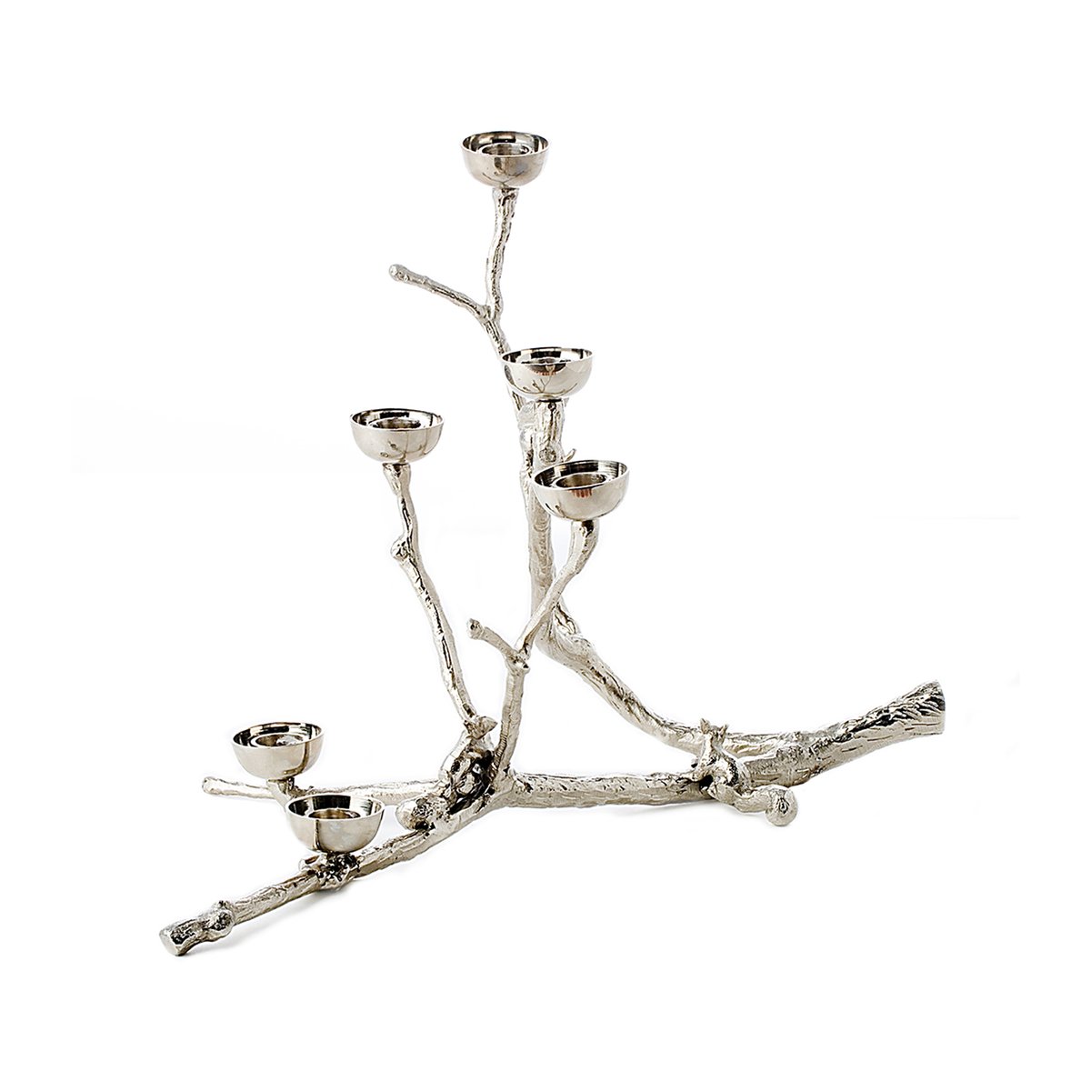 POLSPOTTEN Twiggy squirrel candlestick 30 cm Silver