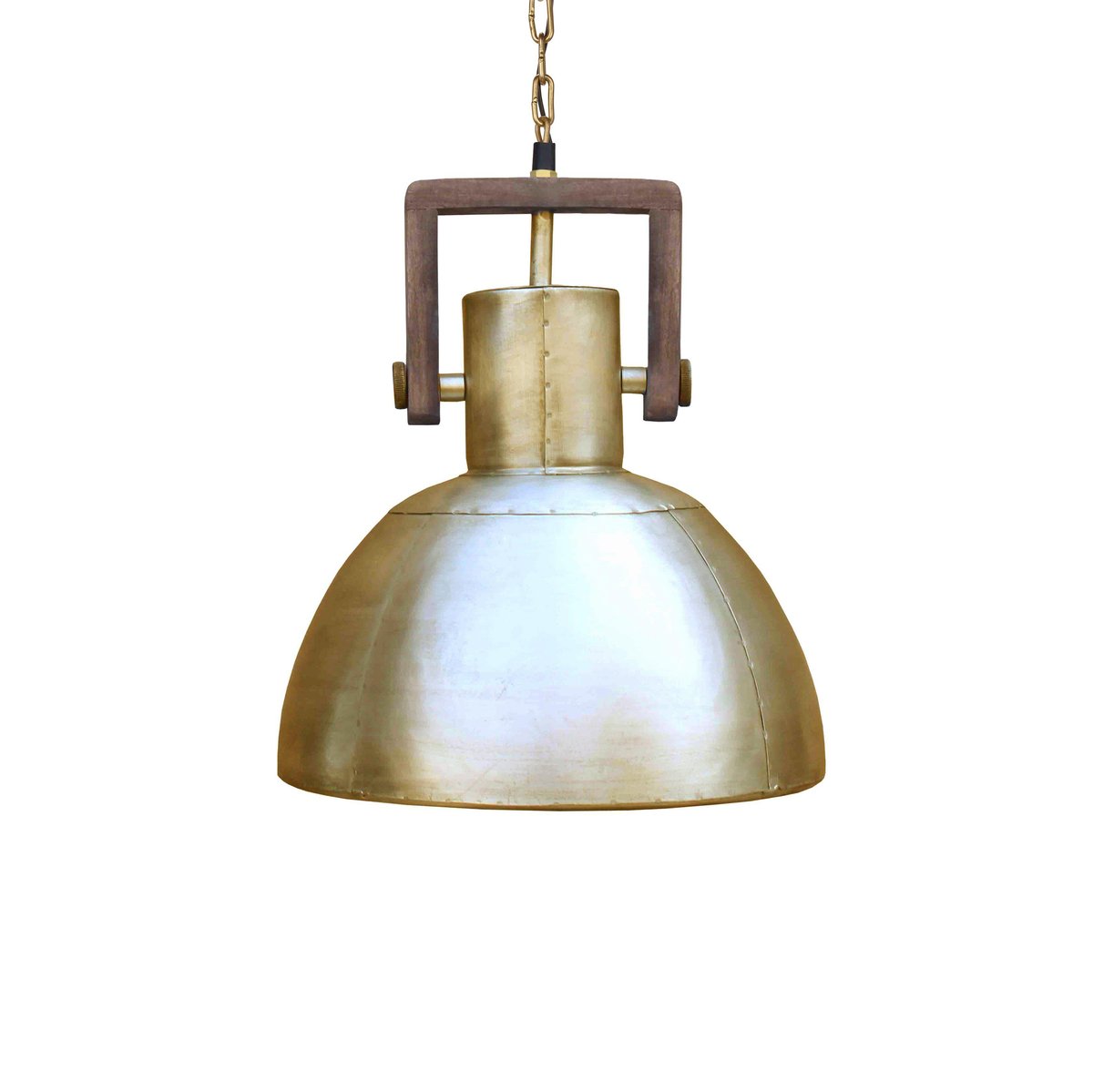 PR Home Ashby single ceiling lamp Ø39 cm pale gold