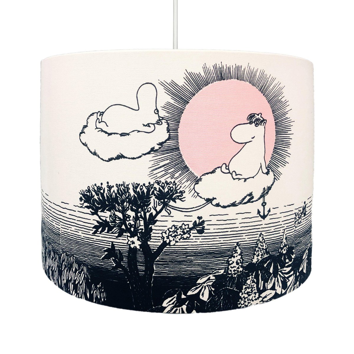 PR Home Moomin The Sky ceiling lamp Ø35 cm white