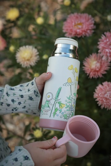 Elsa Beskow Blomsterfesten thermos 35 cl - White - Rätt Start