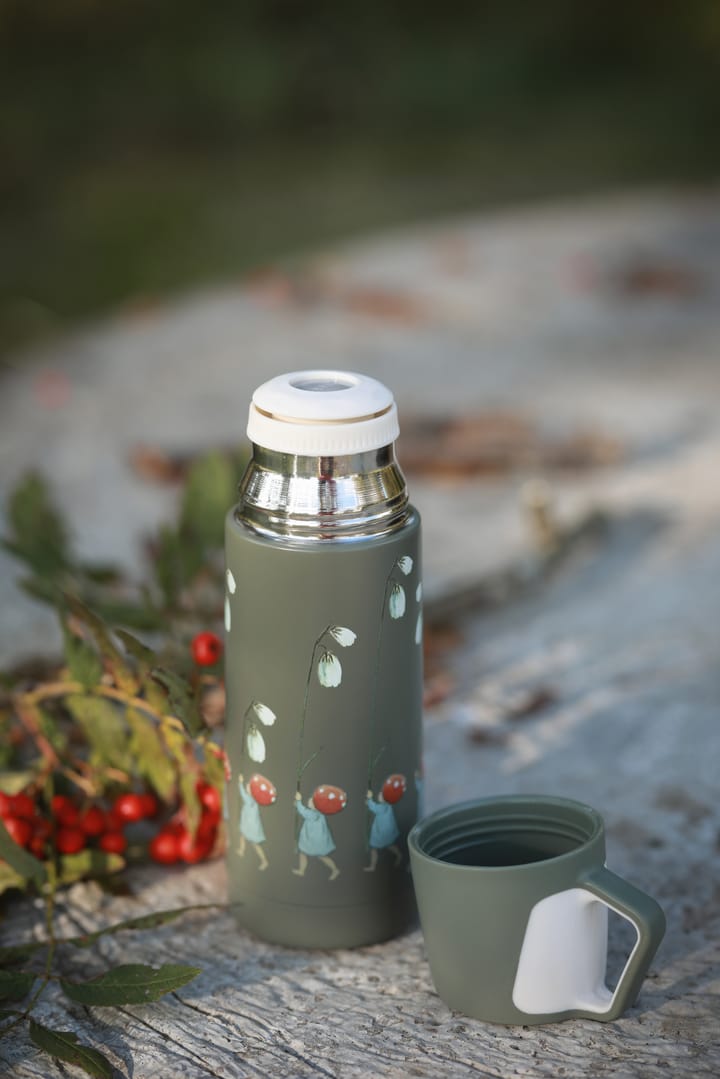 Elsa Beskow Tomtebobarnen thermos 35 cl, Green Rätt Start