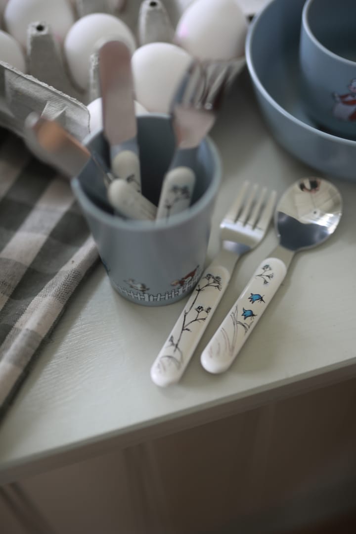 Emil i Lönneberga children's cutlery 3 pieces, White Rätt Start