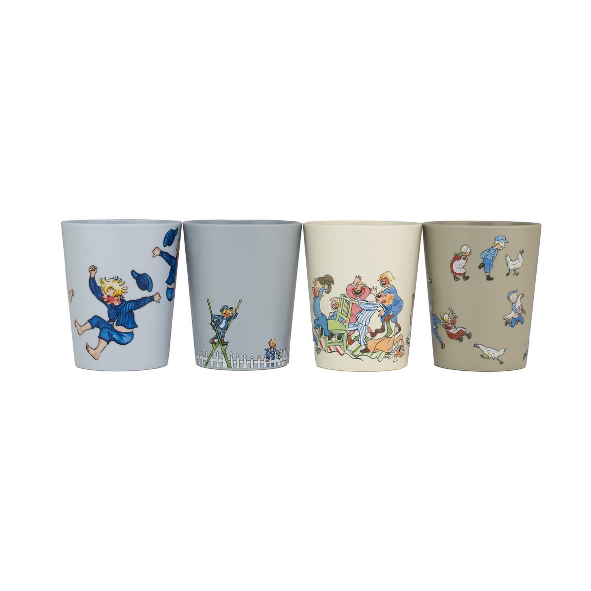 Rätt Start Emil i Lönneberga collectible cups 15 cl 4-pack Multi