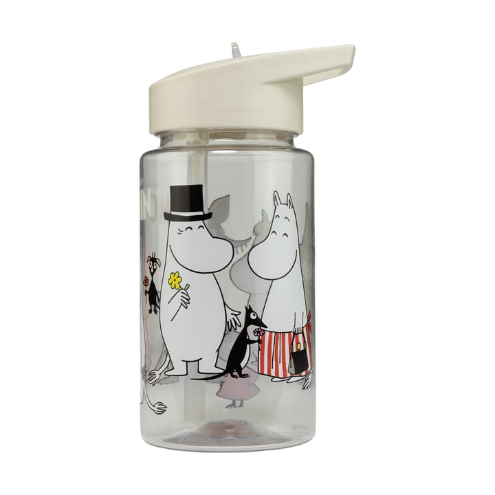 Mumin Familj water bottle 55 cl - White - Rätt Start