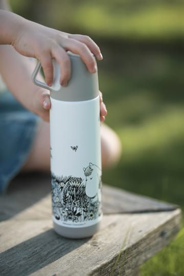 Mumin Graphic thermos 50 cl - White-black - Rätt Start