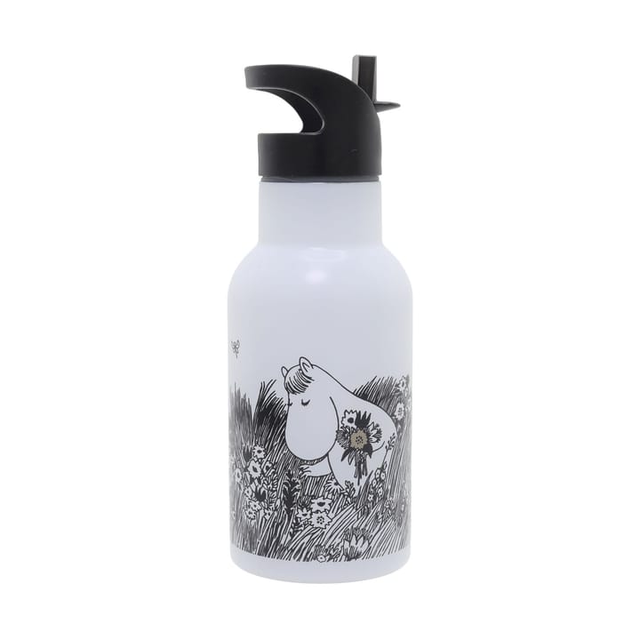 Mumin Graphic water bottle 34 cl - White - Rätt Start