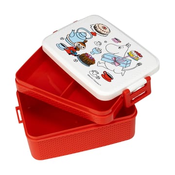 Mumin Little My lunch box 8x18.5 cm - White-red - Rätt Start