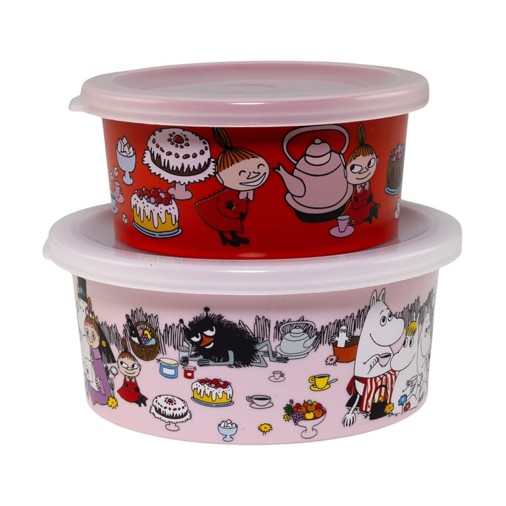 Mumin Picknick Lilla My snack box 2-pack - Multi - Rätt Start