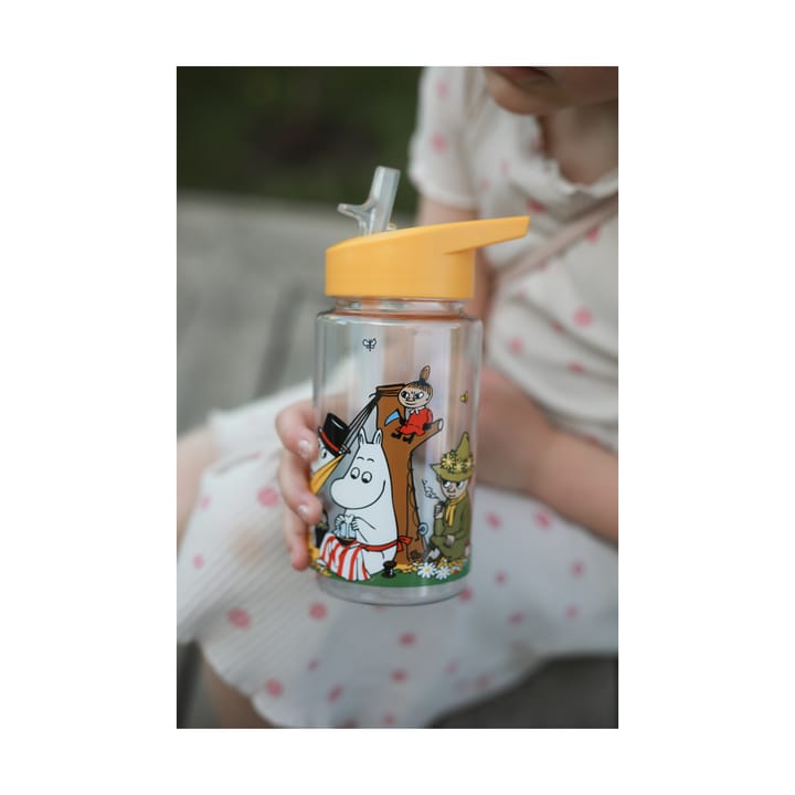 Mumin Picknick water bottle 550 ml, Yellow Rätt Start