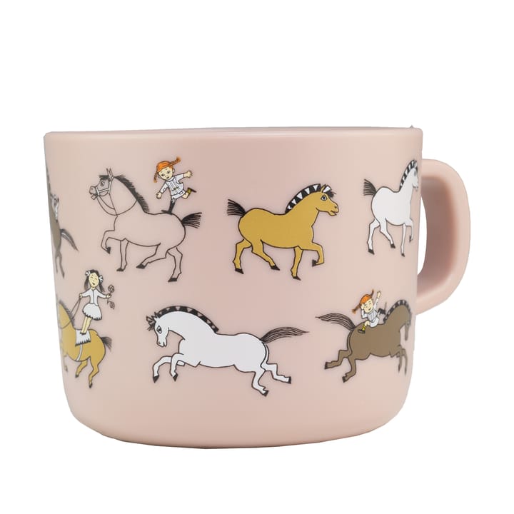 Pippi Cirkus mug 25 cl - Pink - Rätt Start