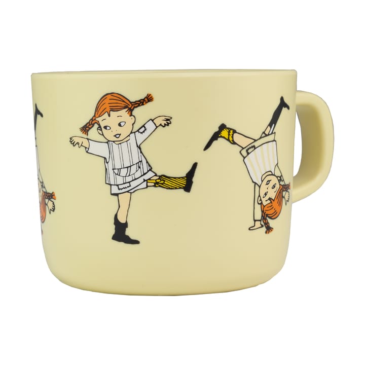 Pippi Cirkus mug 25 cl - Yellow - Rätt Start