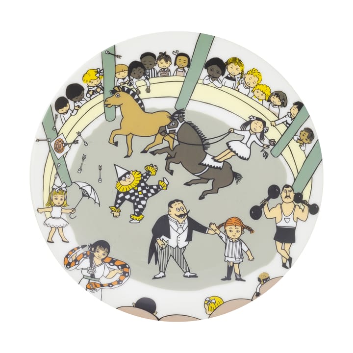 Pippi Cirkus plate Ø20 cm - Multi - Rätt Start