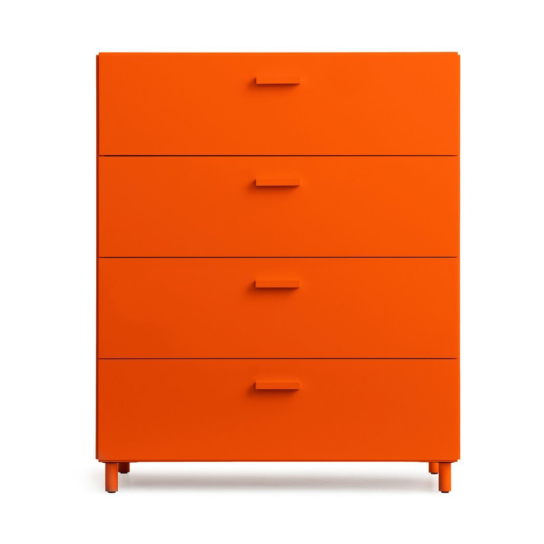 Relief Relief dresser wide with legs 82x92.2 cm orange