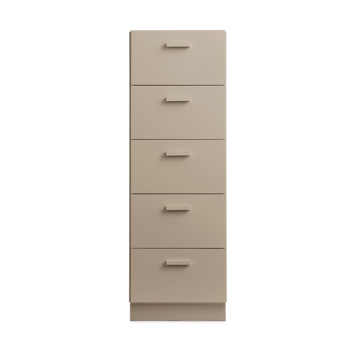 Relief Relief high dresser with base 41x115 cm beige