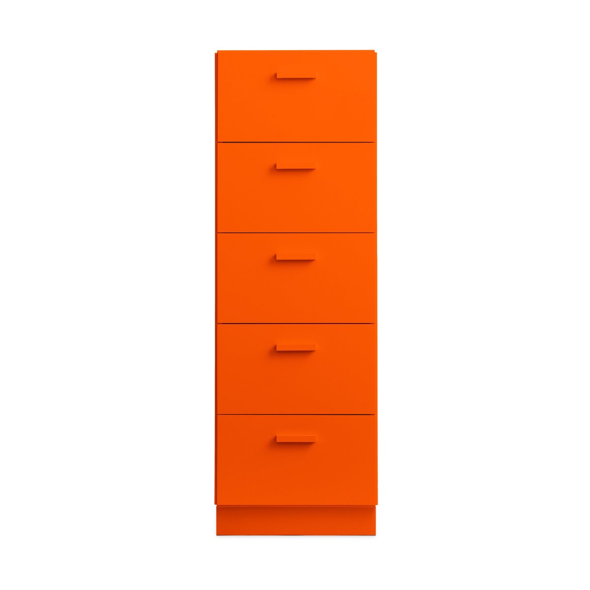 Relief Relief high dresser with base 41x115 cm orange