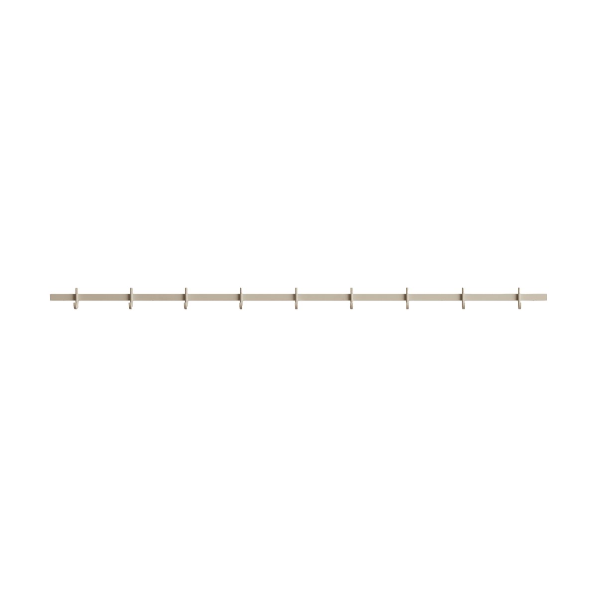 Relief Relief hook rack large 123 cm Beige