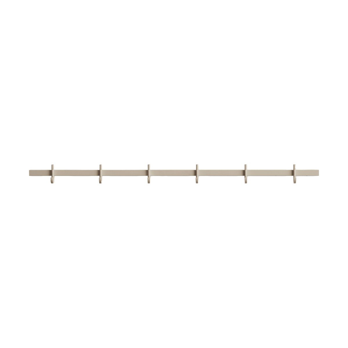 Relief Relief hook rack medium 82 cm Beige