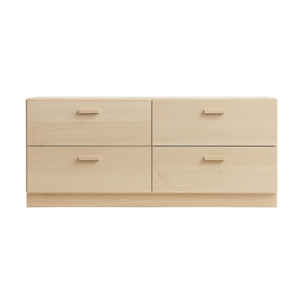 Relief Relief low dresser with base 123x46.6 cm ash