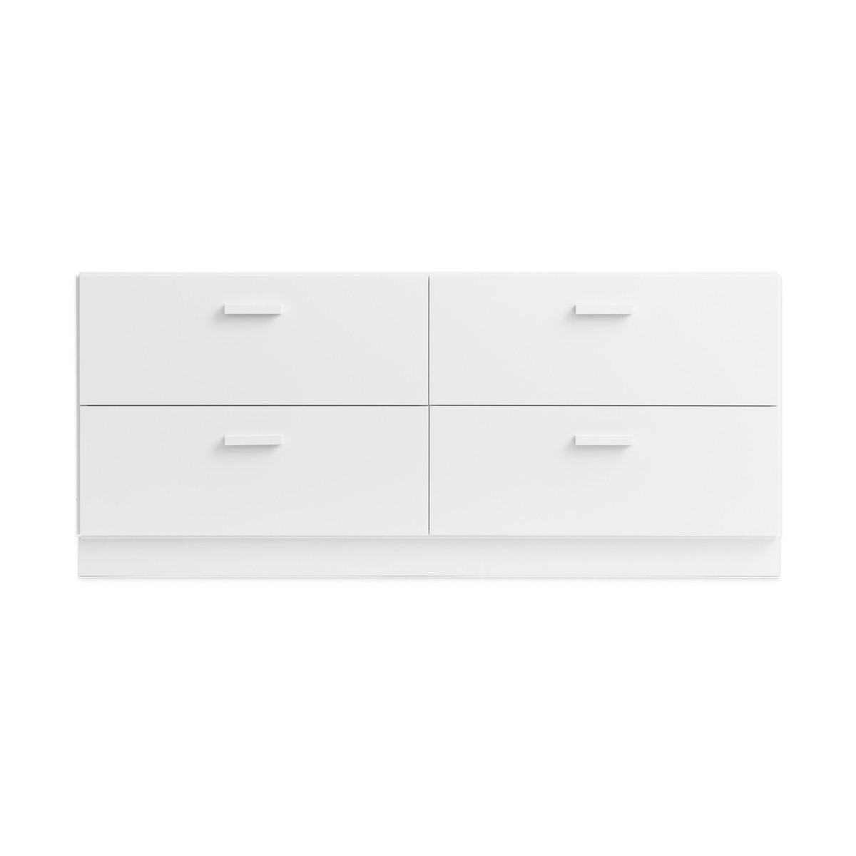 Relief Relief low dresser with base 123x46.6 cm white