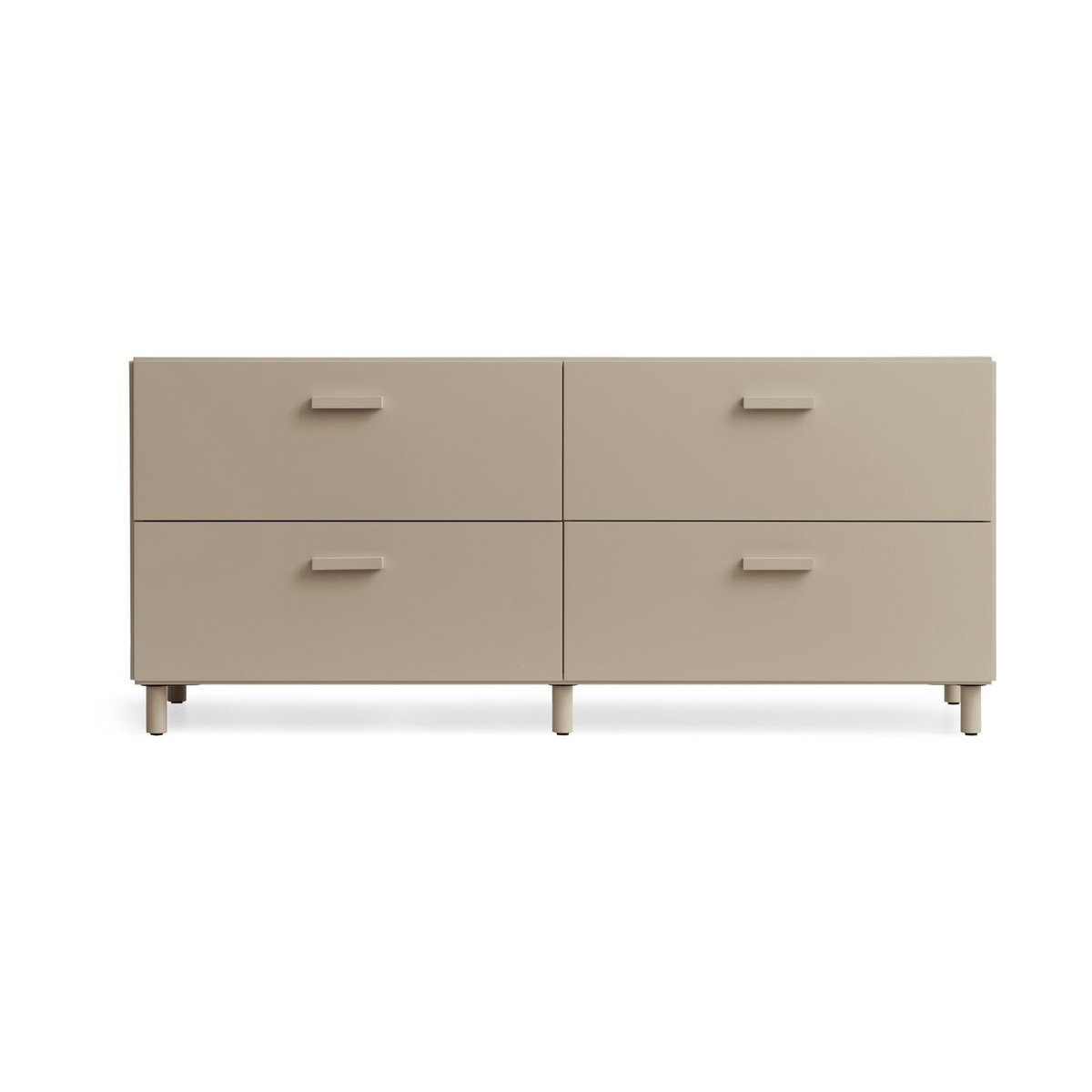 Relief Relief low dresser with legs 123x46.6 cm beige