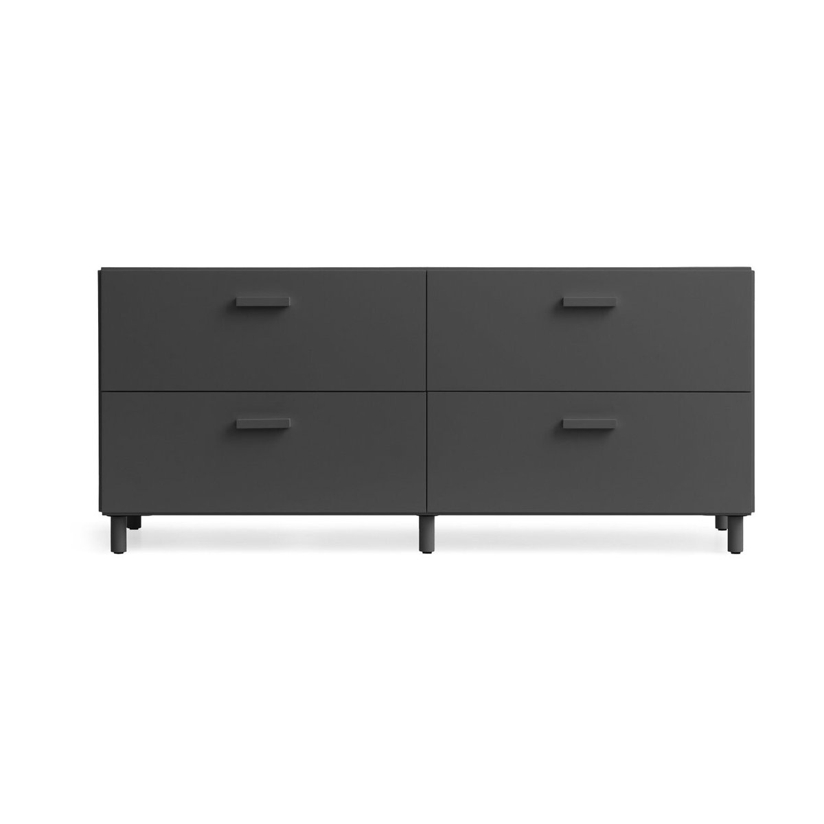 Relief Relief low dresser with legs 123x46.6 cm grey