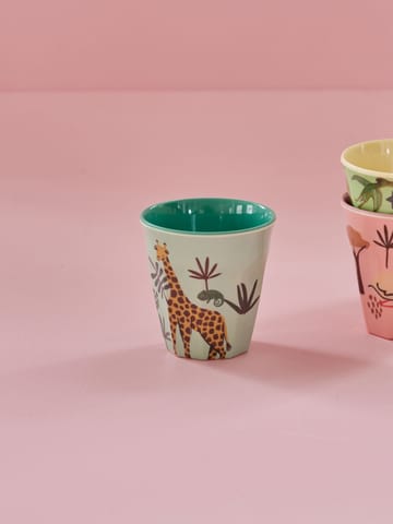 Rice children's cup melamine - Blue Jungle Animal - RICE