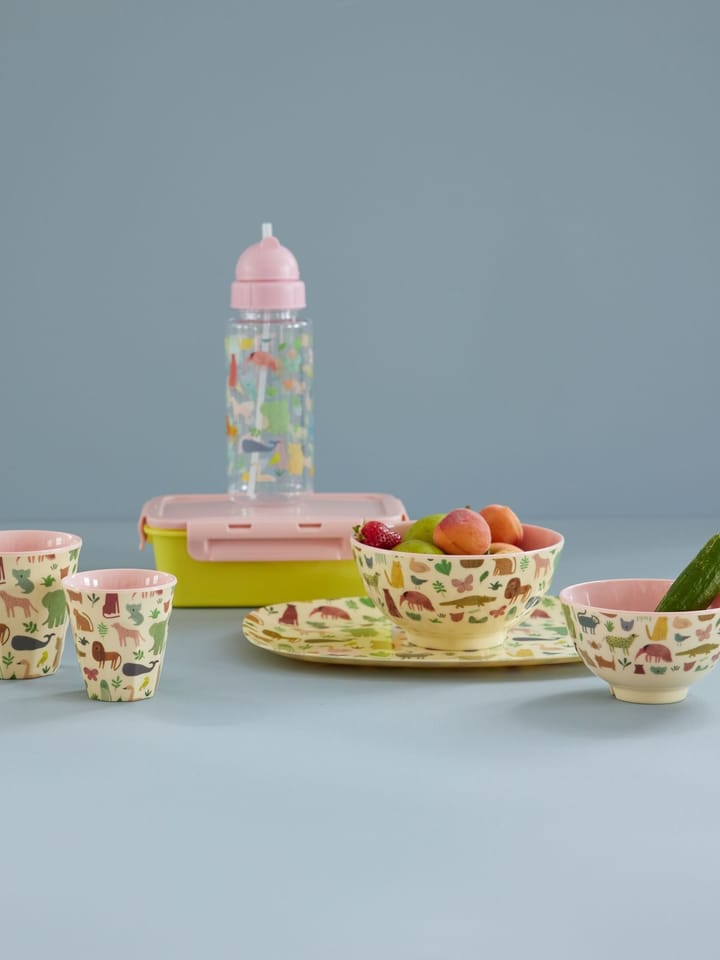 Rice children's cup melamine - Sweet Jungle Print-Soft Pink - RICE