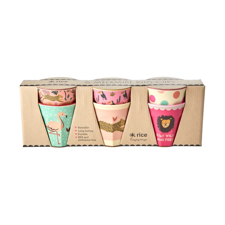 Rice children's cup small 6-pack - Multi - RICE