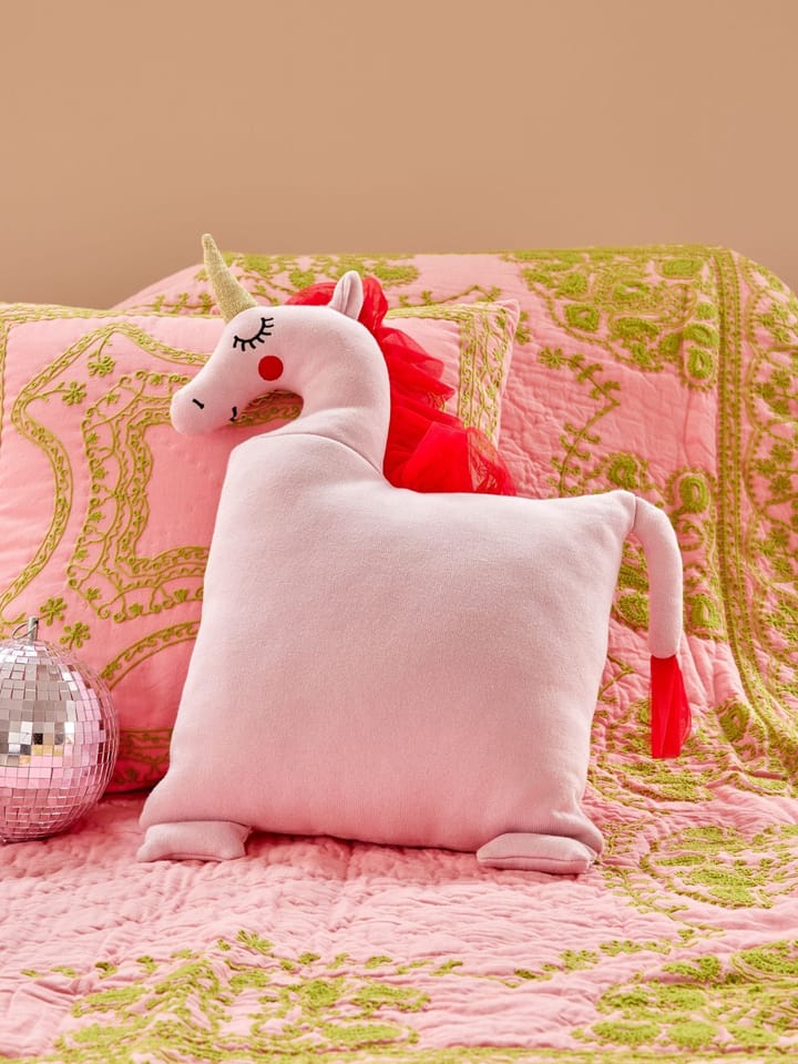 Rice cushion unicorn 40x50 cm - Pink - RICE