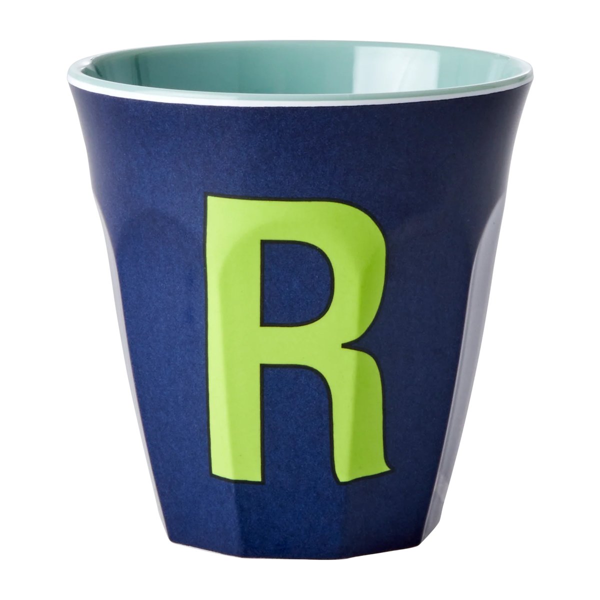 RICE Rice melamin cup medium letter - R 30 cl Dark blue