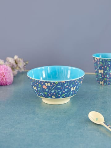 Rice melamine bowl medium - Butterfly Field - RICE