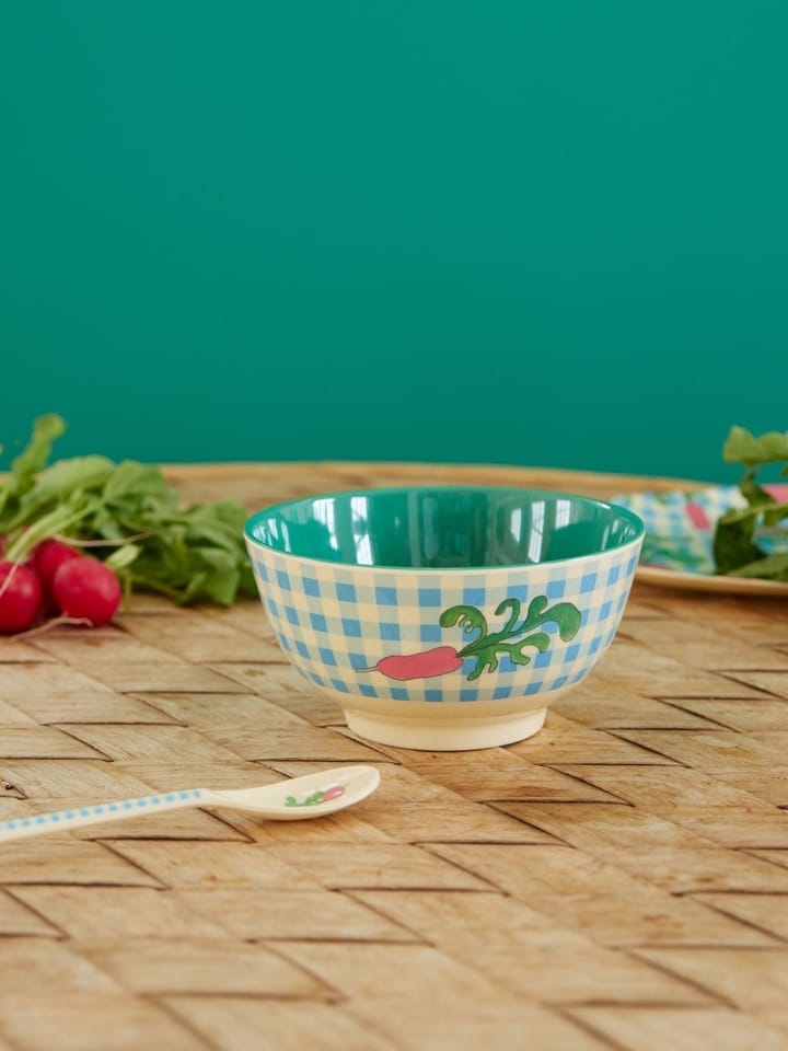 Rice melamine bowl medium - Ravishing Radish - RICE