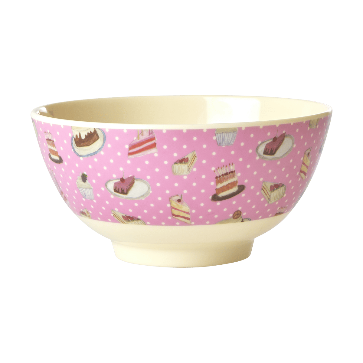 RICE Rice melamine bowl medium Sweet Cake | Scandinavian Design | Serving bowls | Pink