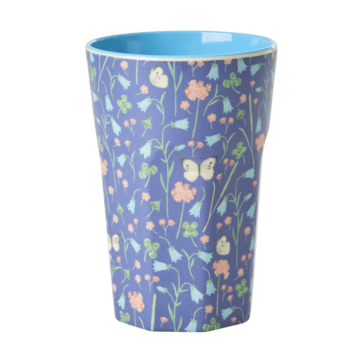 Rice melamine cup high - Butterfly Field - RICE