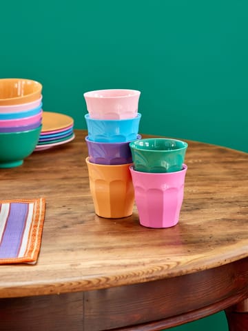 Rice melamine cup medium 6-pack - Multi - RICE