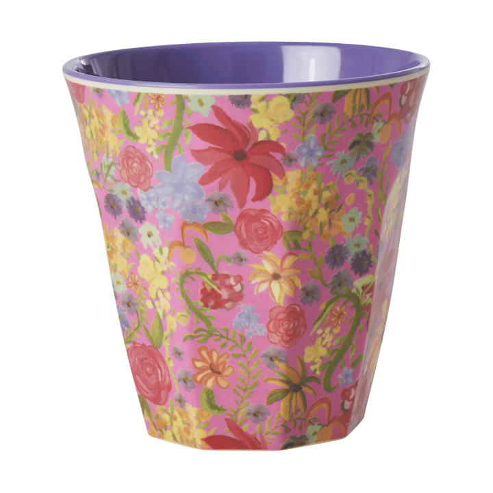 Rice melamine cup medium - Swedish Flower - RICE