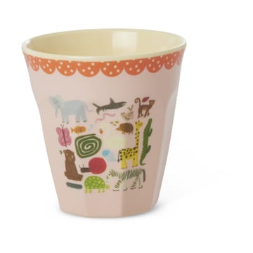 Rice melamine cup medium - Wildlife pink - RICE