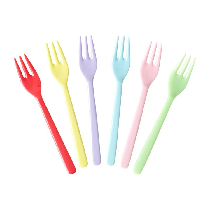 Rice melamine fork 6-pack, Yippie yippie yeah RICE