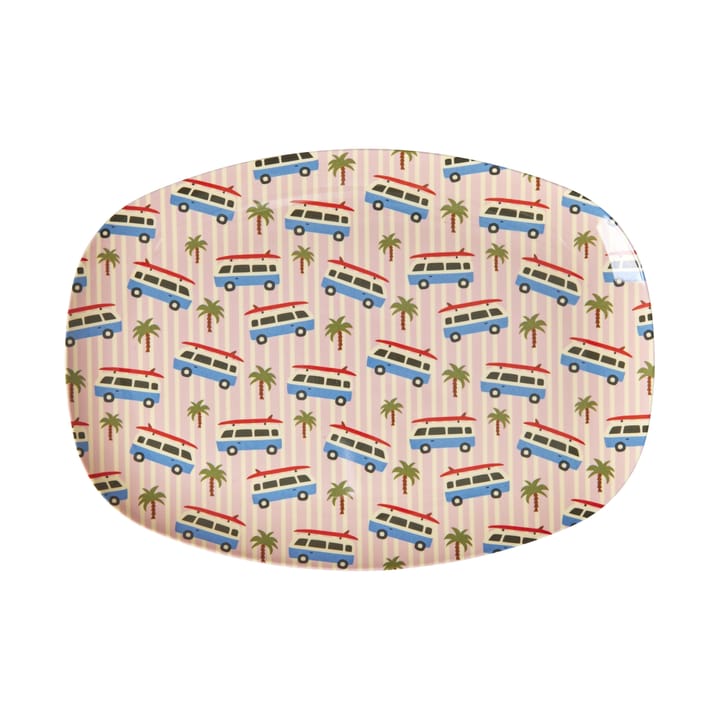 Rice melamine plate 22x30 cm - Cars - RICE