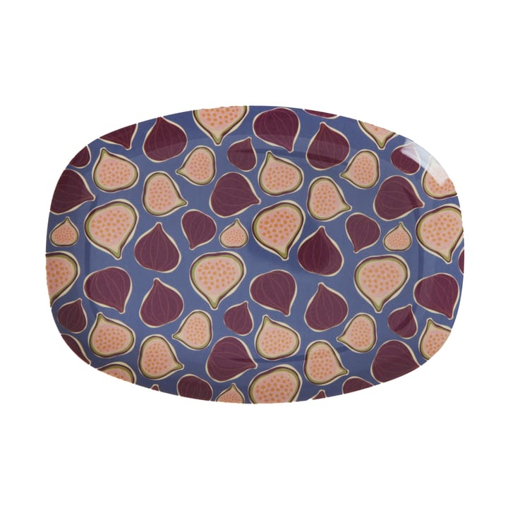 Rice melamine plate 22x30 cm - Figs in love - RICE