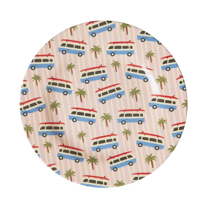 Rice melamine side plate Ø20 cm - Cars - RICE