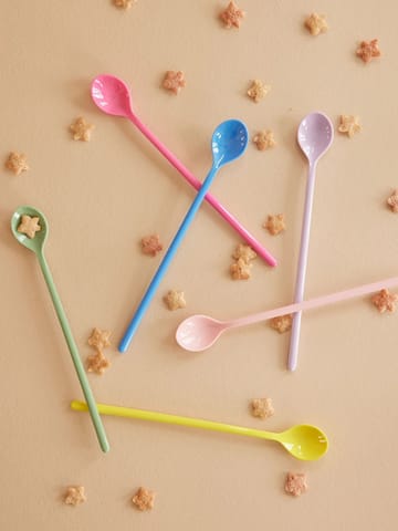 Rice melamine spoon long 6-pack - Multicolor - RICE