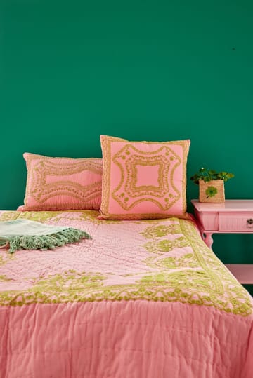 Rice quilted bedspread 225x225 cm - Soft pink - RICE