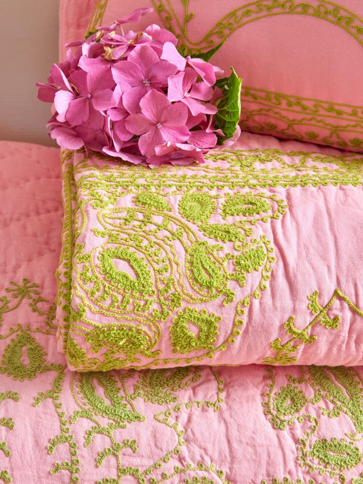 Rice quilted bedspread 225x225 cm - Soft pink - RICE