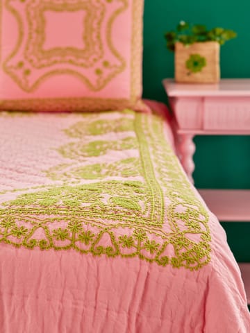 Rice quilted blanket 140x200 cm - Soft pink - RICE