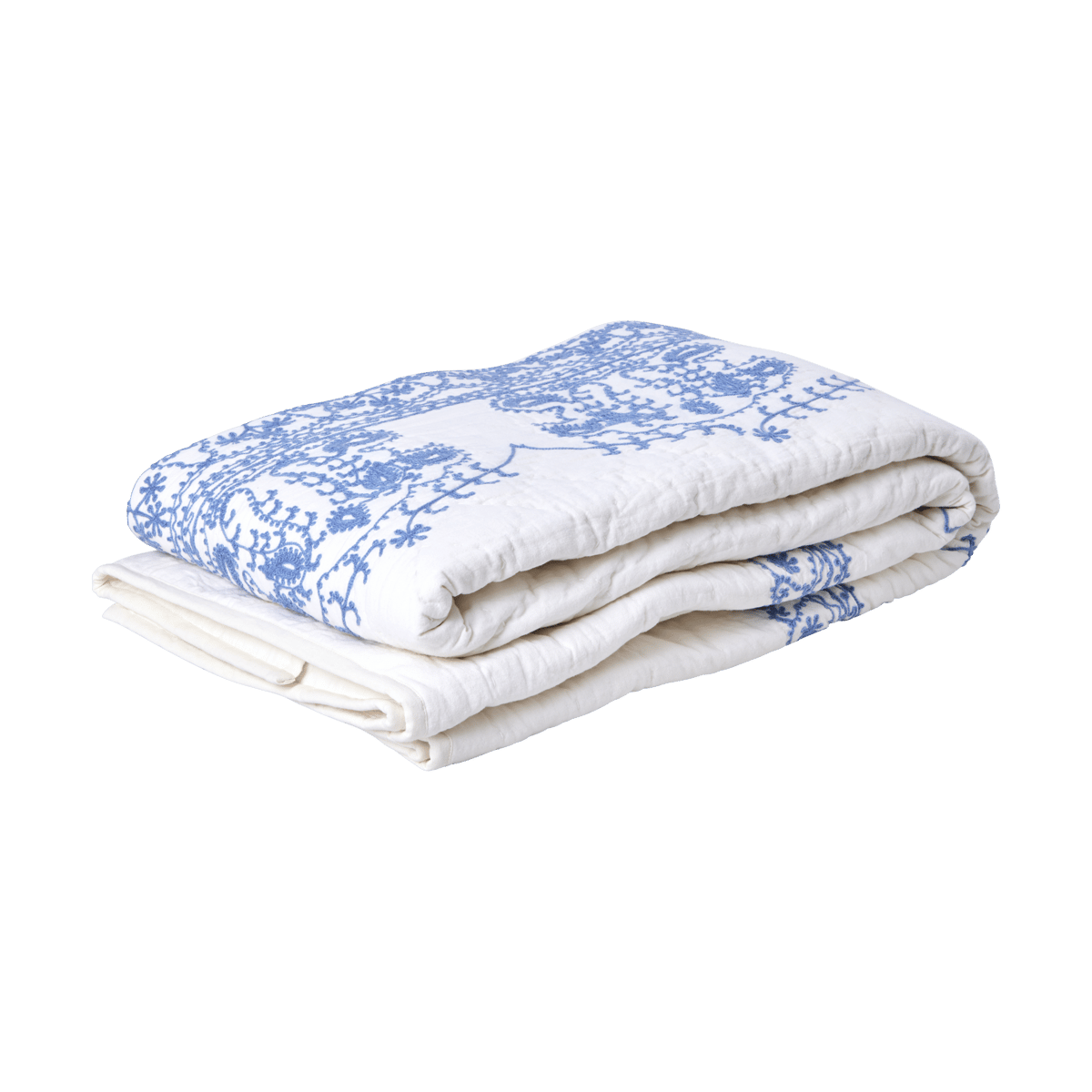 RICE Rice quilted blanket 140x200 cm White